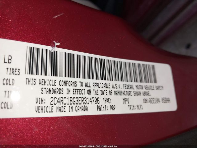 2014 CHRYSLER TOWN & COUNTRY 2C4RC1BG3ER314706 Photo 8