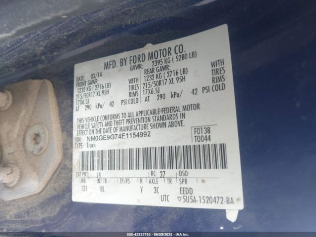 2014 FORD TRANSIT CONNECT NM0GE9G74E1154992 Photo 8