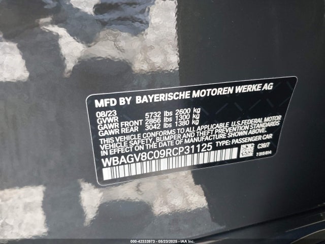 WBAGV8C09RCP31125 BMW 2024