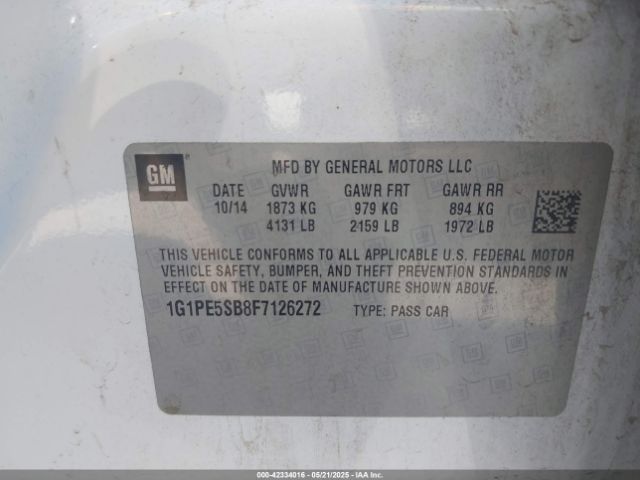 1G1PE5SB8F7126272 Chevrolet LUV