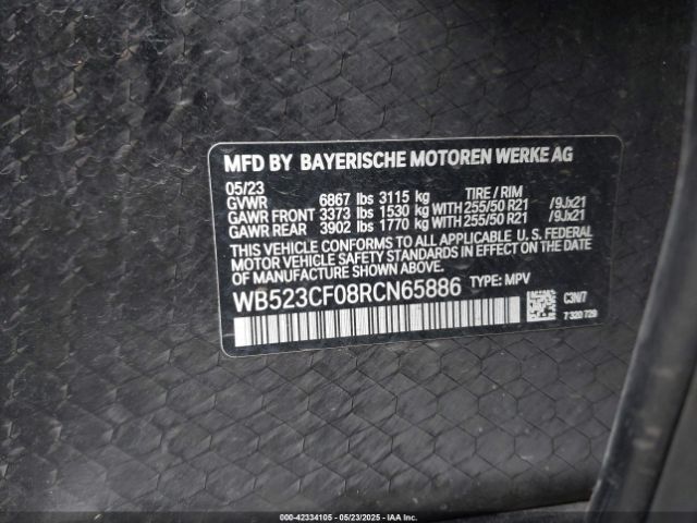 WB523CF08RCN65886 BMW Ix Xdrive50