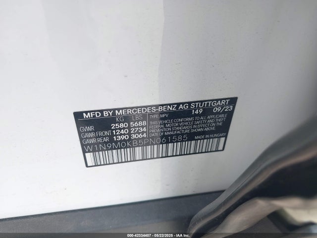 W1N9M0KB5PN061585 Mercedes-Benz 2023