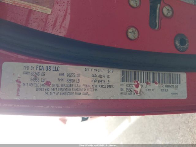 2016 DODGE CHALLENGER 2C3CDZAG3GH114117 Photo 8