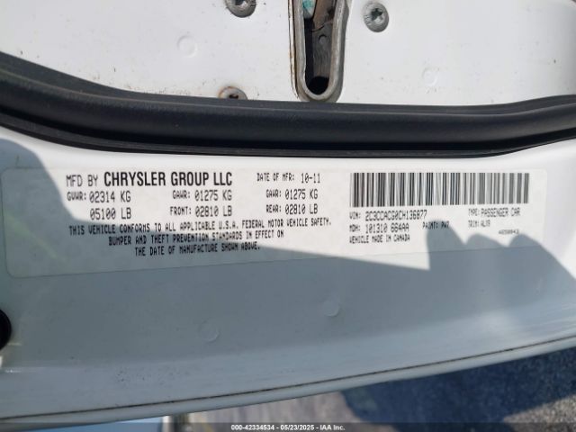 2012 CHRYSLER 300 2C3CCACG0CH136877 Photo 8