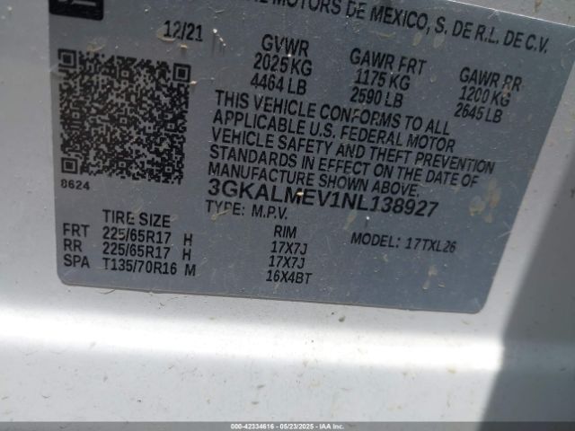 2022 GMC TERRAIN 3GKALMEV1NL138927 Photo 8
