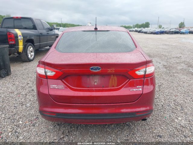 3FA6P0LU6FR102986 Ford Fusion Hybrid Se