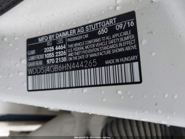 2017 MERCEDES-BENZ CLA 250 WDDSJ4GB6HN444265 Photo 8