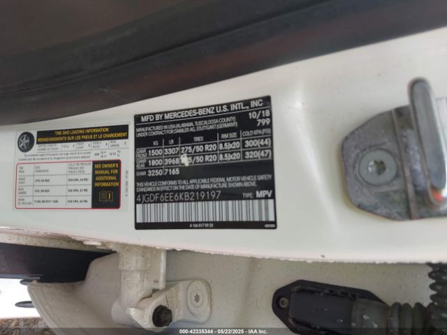 2019 MERCEDES-BENZ GLS 450 4JGDF6EE6KB219197 Photo 8
