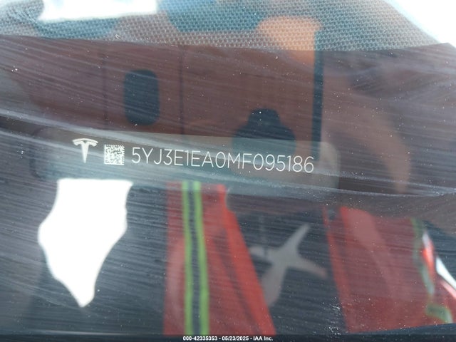 2021 TESLA MODEL 3 5YJ3E1EA0MF095186 Photo 8