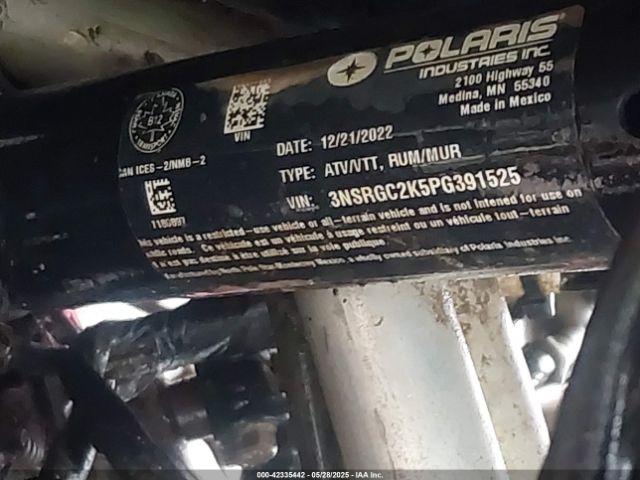 2023 POLARIS RZR 3NSRGC2K5PG391525 Photo 9