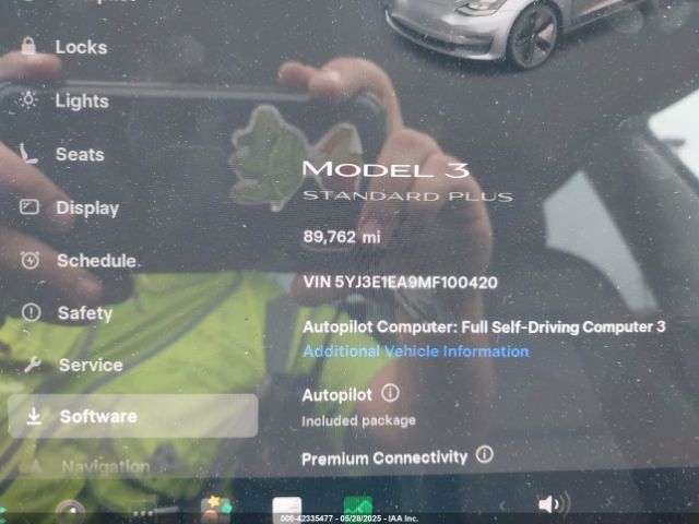 2021 TESLA MODEL 3 5YJ3E1EA9MF100420 Photo 6