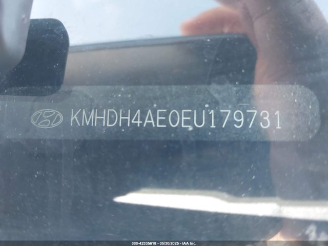 KMHDH4AE0EU179731 Hyundai dohc mpi nu