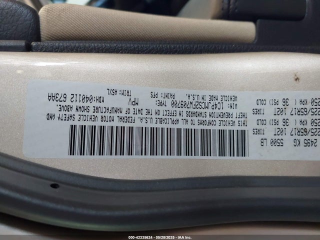 1C4PJMCS2FW709700 Jeep Cherokee