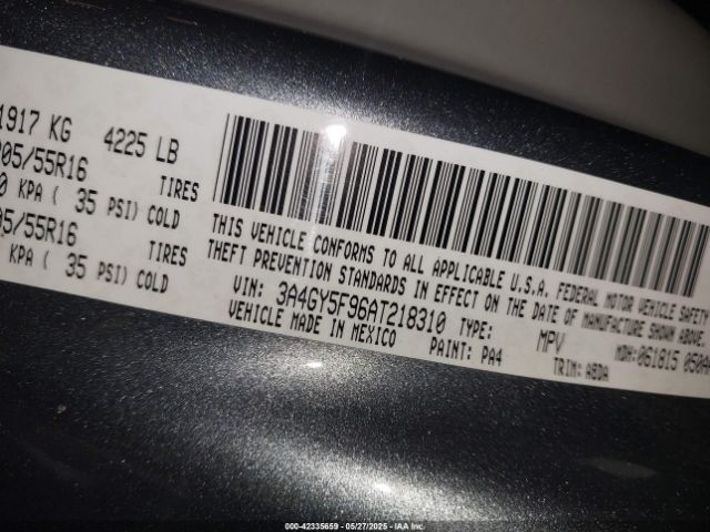 2010 CHRYSLER PT CRUISER 3A4GY5F96AT218310 Photo 5