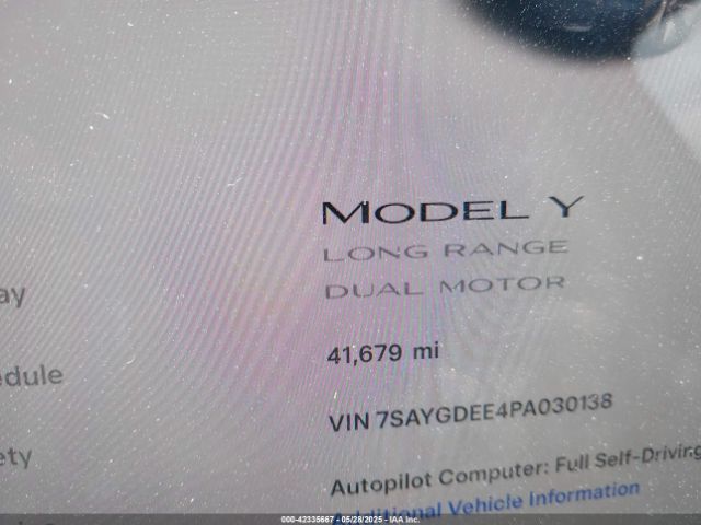2023 TESLA MODEL Y 7SAYGDEE4PA030138 Photo 6