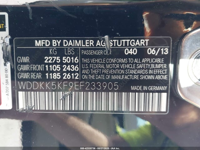 Продаж на аукціоні авто 2014 Mercedes-benz E 350, vin: WDDKK5KF9EF233905, номер лоту: 42335736