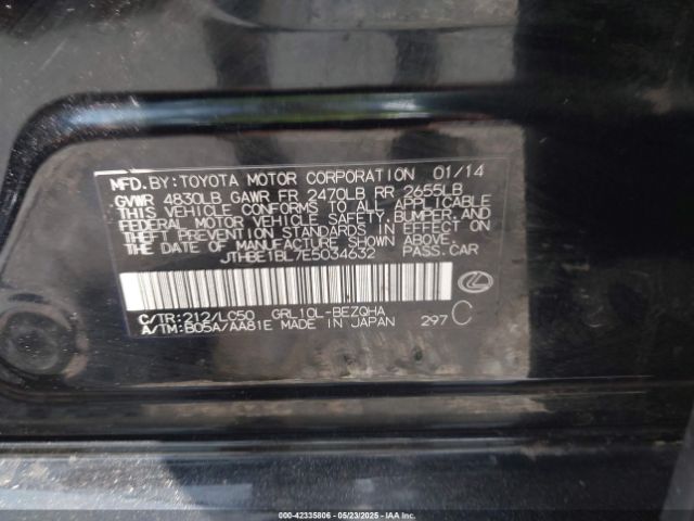 2014 LEXUS GS 350 JTHBE1BL7E5034632 Photo 8