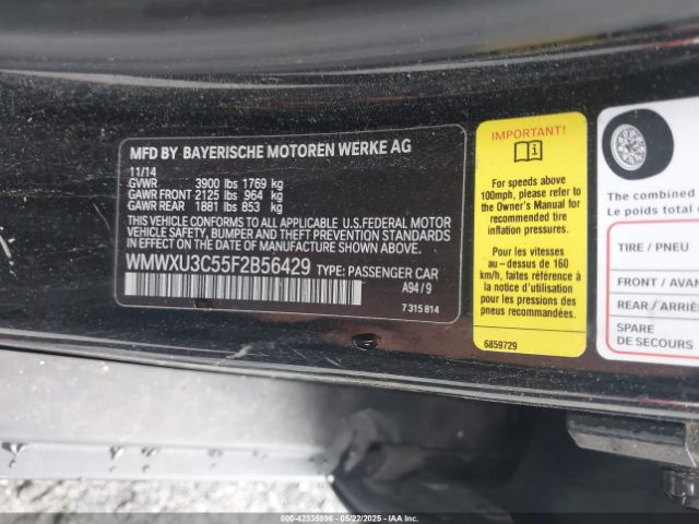 2015 MINI HARDTOP WMWXU3C55F2B56429 Photo 8