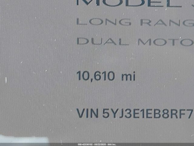 5YJ3E1EB8RF797501 Tesla 2024