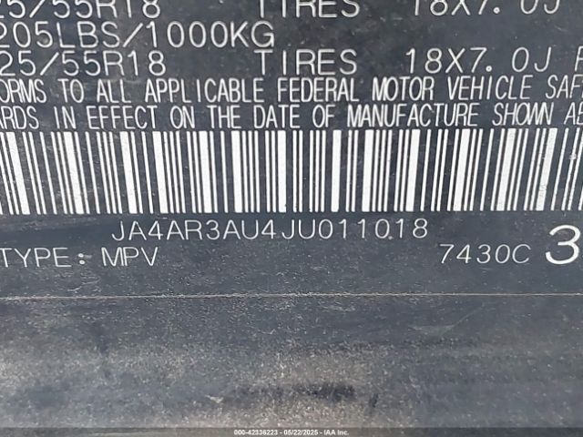 2018 MITSUBISHI OUTLANDER SPORT JA4AR3AU4JU011018 Photo 8