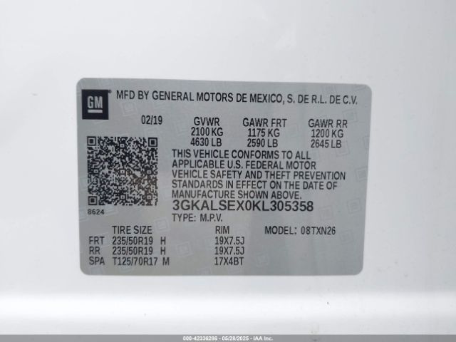 2019 GMC TERRAIN 3GKALSEX0KL305358 Photo 8