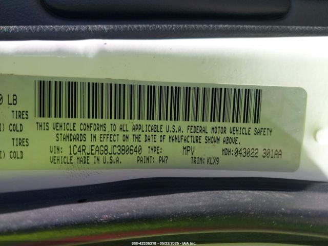2018 JEEP GRAND CHEROKEE 1C4RJEAG8JC380640 Photo 8