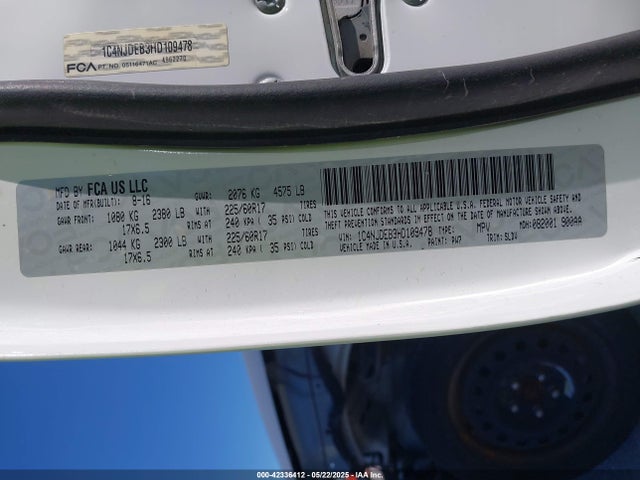 1C4NJDEB3HD109478 Jeep 2017