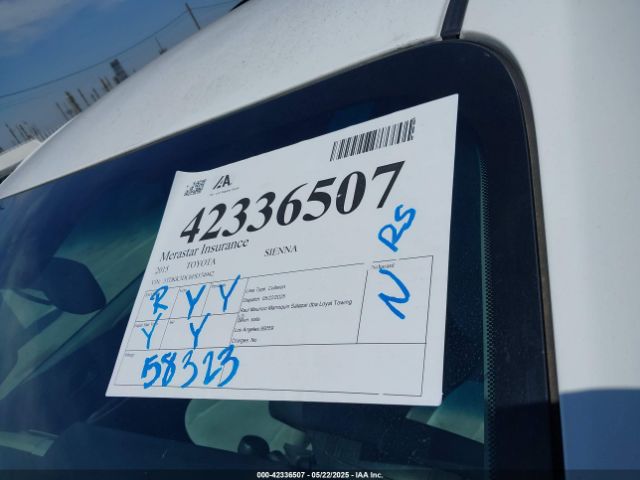 5TDKK3DC6FS574942 Toyota Sienna Le 8 Passenger
