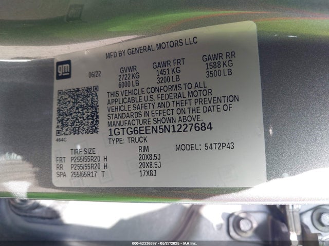 1GTG6EEN5N1227684 GMC lgz