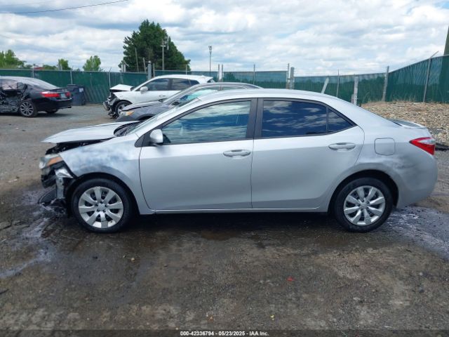 2T1BURHE2GC504597 Toyota COROLLA LE