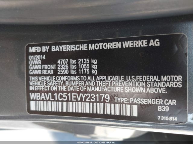 WBAVL1C51EVY23179 BMW X1 Xdrive28i
