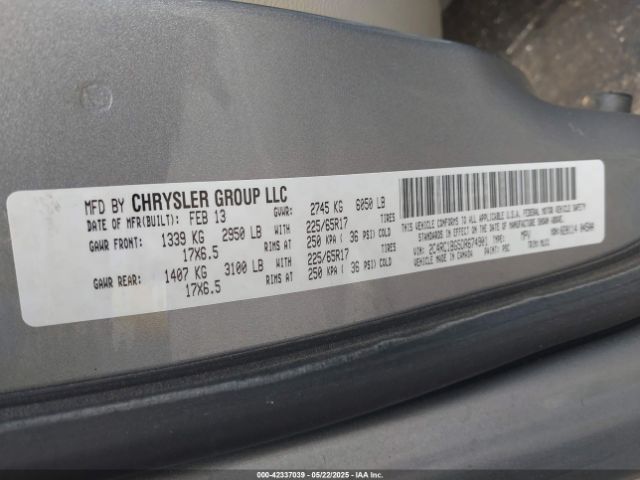 2013 CHRYSLER TOWN & COUNTRY 2C4RC1BG5DR674901 Photo 8