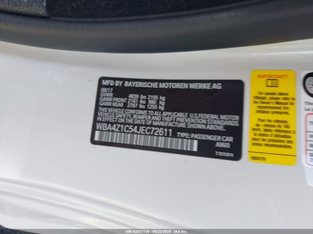 2018 BMW 430I WBA4Z1C54JEC72611 Photo 8
