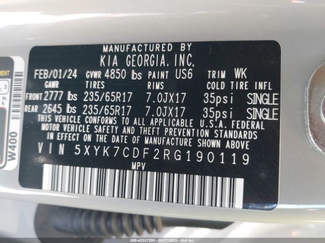 2024 KIA SPORTAGE 5XYK7CDF2RG190119 Photo 8