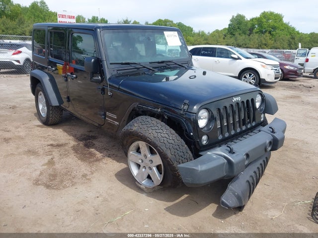 2018 Jeep Wrangler Jk Unlimited Sport S 4x4 მანქანა იყიდება აუქციონზე, vin: 1C4BJWDG7JL838798, აუქციონის ნომერი: 42337296