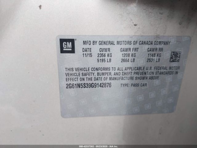 2016 CADILLAC XTS 2G61N5S39G9142876 Photo 8