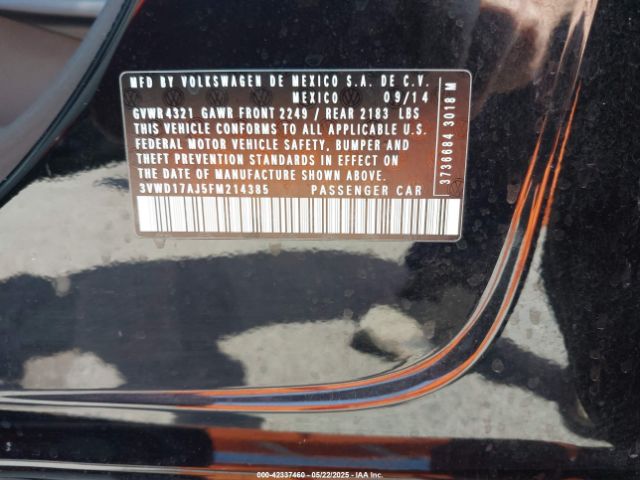 3VWD17AJ5FM214385 Volkswagen Jetta