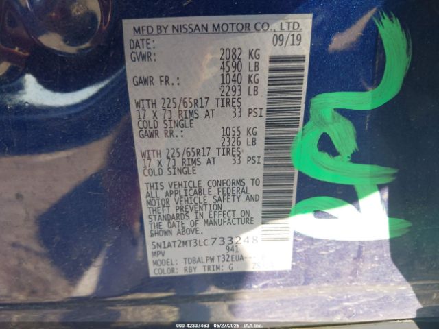 2020 NISSAN ROGUE 5N1AT2MT3LC733248 Photo 8