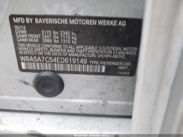 WBA5A7C54ED619149 BMW 528i Xdrive