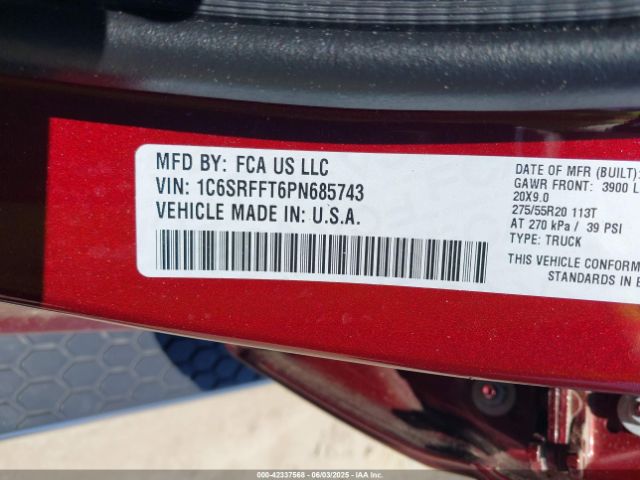 2023 RAM 1500 1C6SRFFT6PN685743 Photo 8
