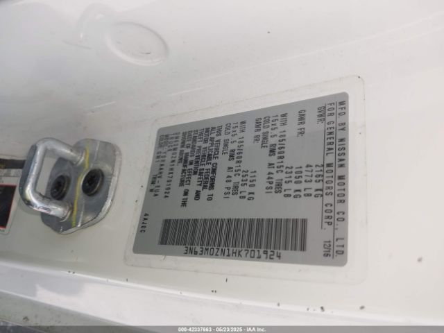 3N63M0ZN1HK701924 Chevrolet City Express 1lt