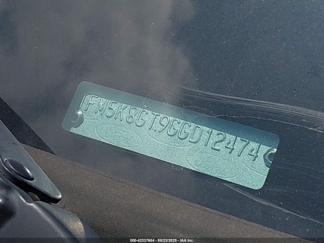 1FM5K8GT9GGD12474 Ford EXPLORER SPORT