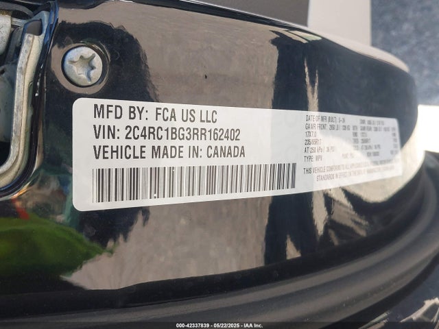 2C4RC1BG3RR162402 Chrysler Pacifica Touring L