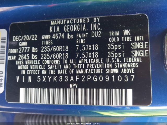 2023 KIA SPORTAGE 5XYK33AF2PG091037 Photo 8