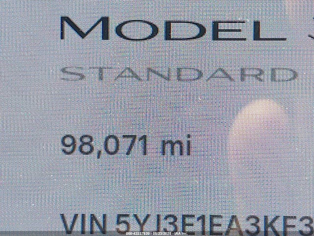 5YJ3E1EA3KF300254 Tesla 2019