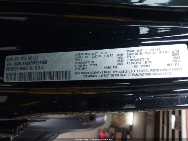 1C4RJXR6XRW261960 Jeep Wrangler 4xe Rubicon 4xe