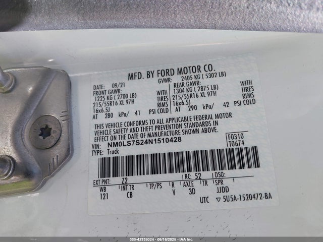 Ford gdi 2022 NM0LS7S24N1510428 Image 9