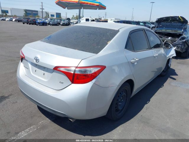 5YFBURHE9EP162434 Toyota Corolla L/le/le Plus/le Premium/s/s Plus/s Premium