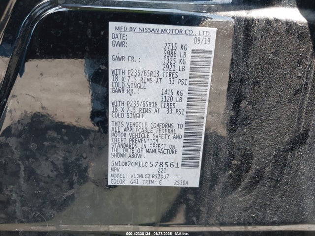 5N1DR2CM1LC578561 Nissan 2020
