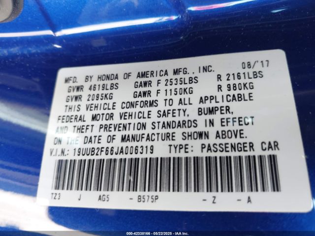 2018 ACURA TLX 19UUB2F66JA006319 Photo 8